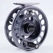 Galvan Rush Light R6 Fly Reel  - Gunmetal - Free Fly Line - Free Fast Shipping