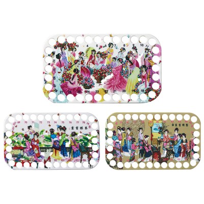 3pcs Thread Storage Tool Craft Storage Holder 34-Hole Cross Stitch Thread Holder