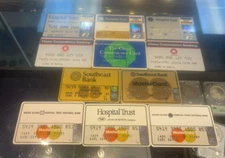 Vintage Lot of Mastercard, Visa & Chase Bank Cards 11 Total Good Condition