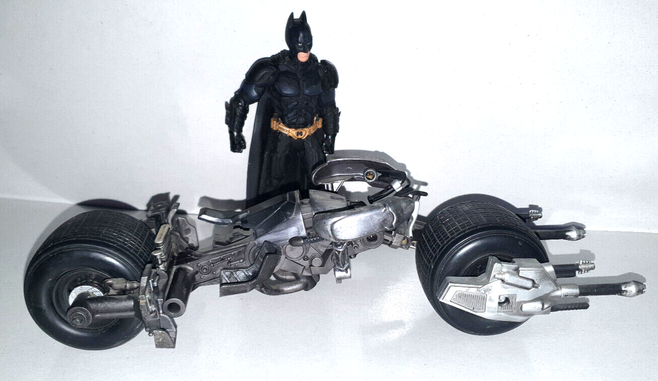 Batpod + Batman (The Dark Knight Movie Masters DC) Mattel (2008) Bike ...
