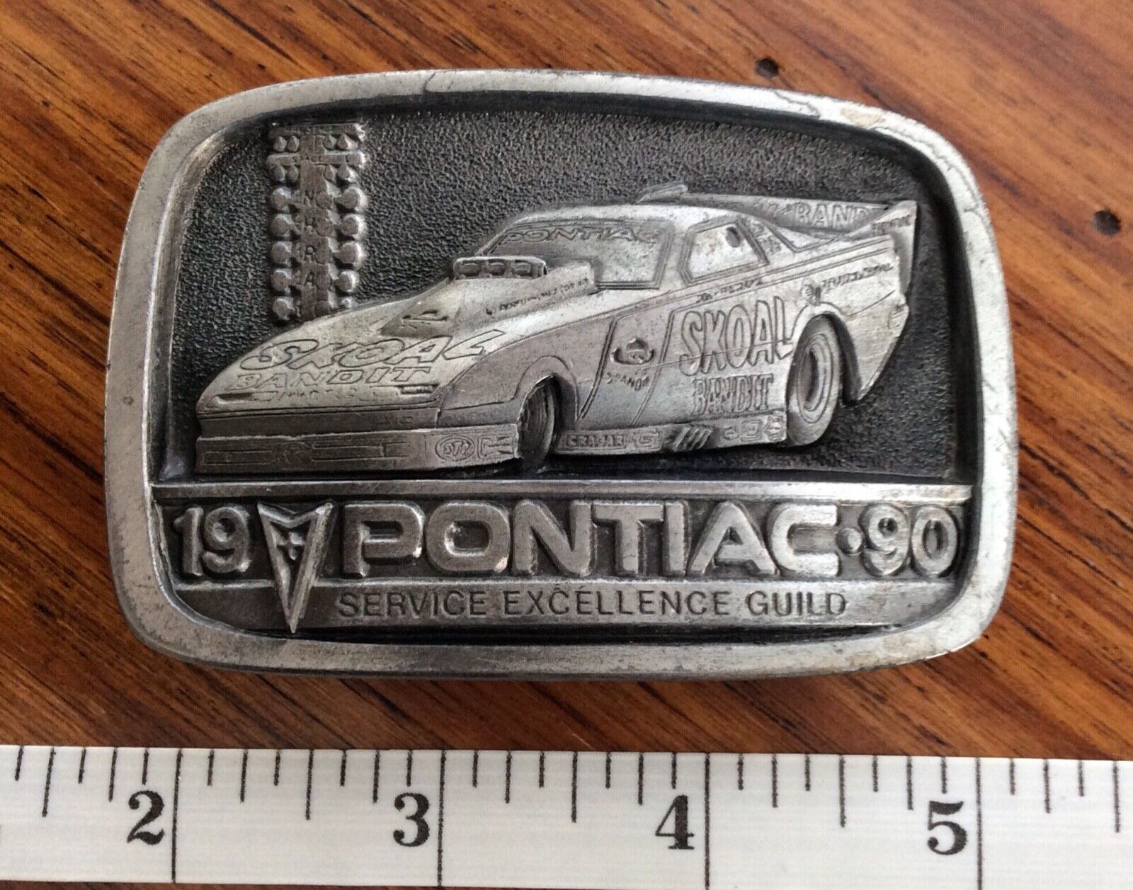 Vintage 1990 Pontiac Service Excellence Belt Buckle Guild I Made Tampa Mall Max 48% OFF