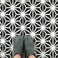 Nebula Tile Stencil - Durable  Reusable Mylar Stencils