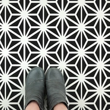 Nebula Tile Stencil - Durable & Reusable Mylar Stencils