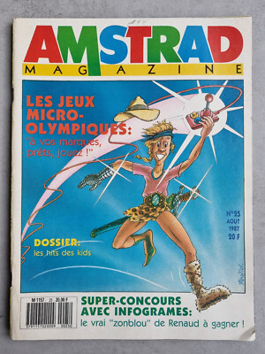 AMSTRAD MAGAZINE 25 Aout 1987 - Schneider CPC 8-bit Retro Computer Gaming