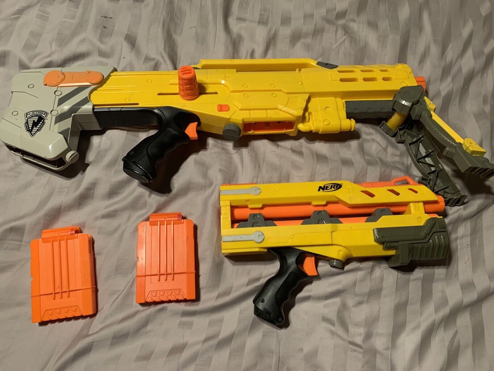 Complete Nerf N-Strike 2006 Longshot CS-6 Dart Gun Sniper Rifle C-086B 13  darts