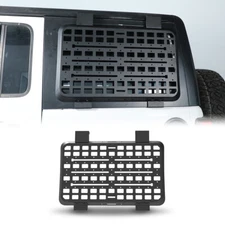 Rear Window Storage Molle Panel Kit For 2018-2024 Jeep Wrangler JL Accessories
