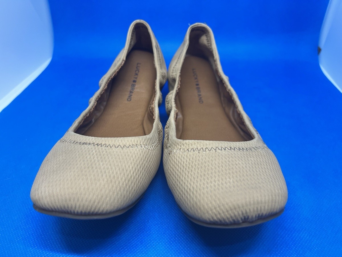 Lucky Brand Women's Juthro Leather Ballet Flat CD4 Cortado