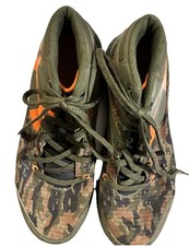 Under Armour Mid Top ART NO.1283019-376 Shoes Boys Size 5.5Y Camo Orange Green