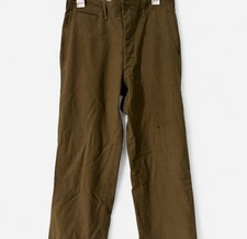 Vtg WWII US Army Serge Field Trousers Men 33x31 Wool 1930s-1940s Military Pants
