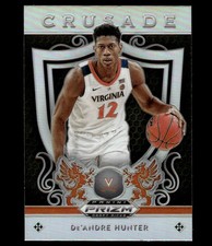 2019-20 Panini Prizm Draft Picks Silver De'Andre Hunter Rookie Atlanta Hawks #78