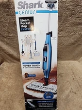 New Shark Genius Steam Pocket Mop System Steam Cleaner All Floor Types #S6002