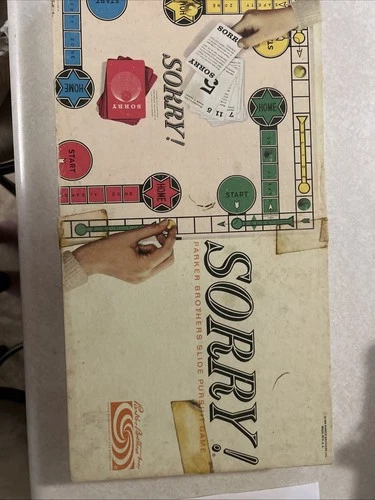 Vintage SORRY! Board Game Parker Brothers Complete Original Box