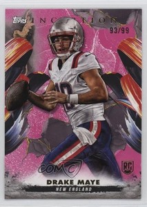 2024 Topps Inception Magenta /99 Drake Maye #158 Rookie RC