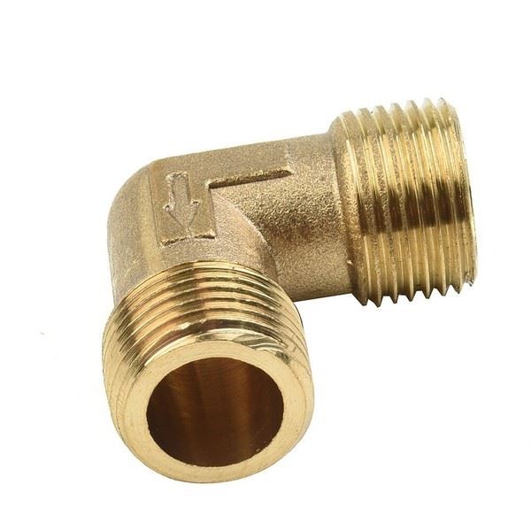 Luftkompressor ZubehöR Messing 16.5Mm AußEngewinde Kariert Ventil Winkel Koppler-image