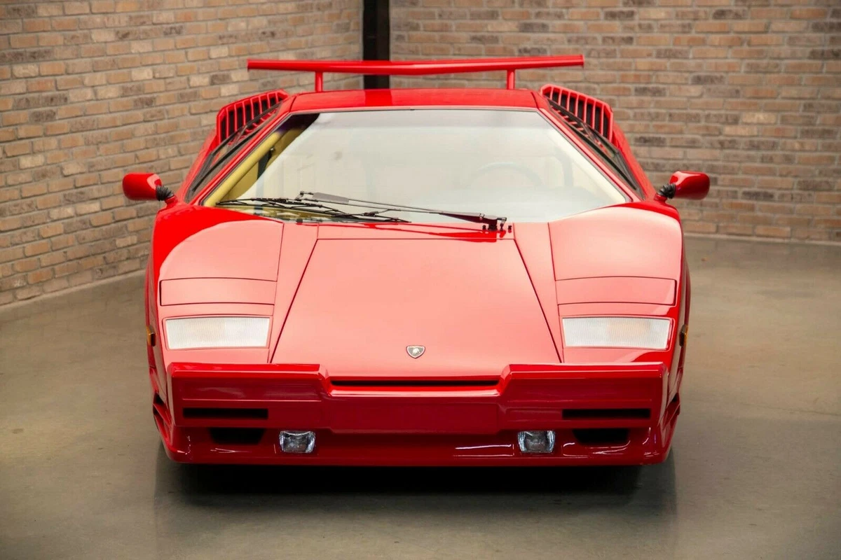 Barely Driven 1989 Lamborghini Countach Is Time Capsule of a Style