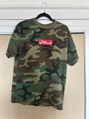 Supreme New York  Camouflage Arabic box Logo size Large