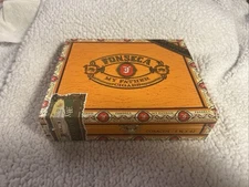 My Fathers Cigars Wooden Cigar Box 7.5x7.25x1.75 Ships Free