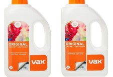 2x Vax Original 1.5L Carpet Cleaner Solution, Stain Remover Shampoo, Rose Burst 6.33 per litre