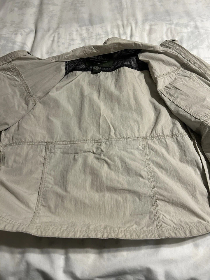 Chaleco de caza de pesca Eddie Bauer de colección para hombre cremallera mediana exterior carga utilitaria Foto 4 de 4