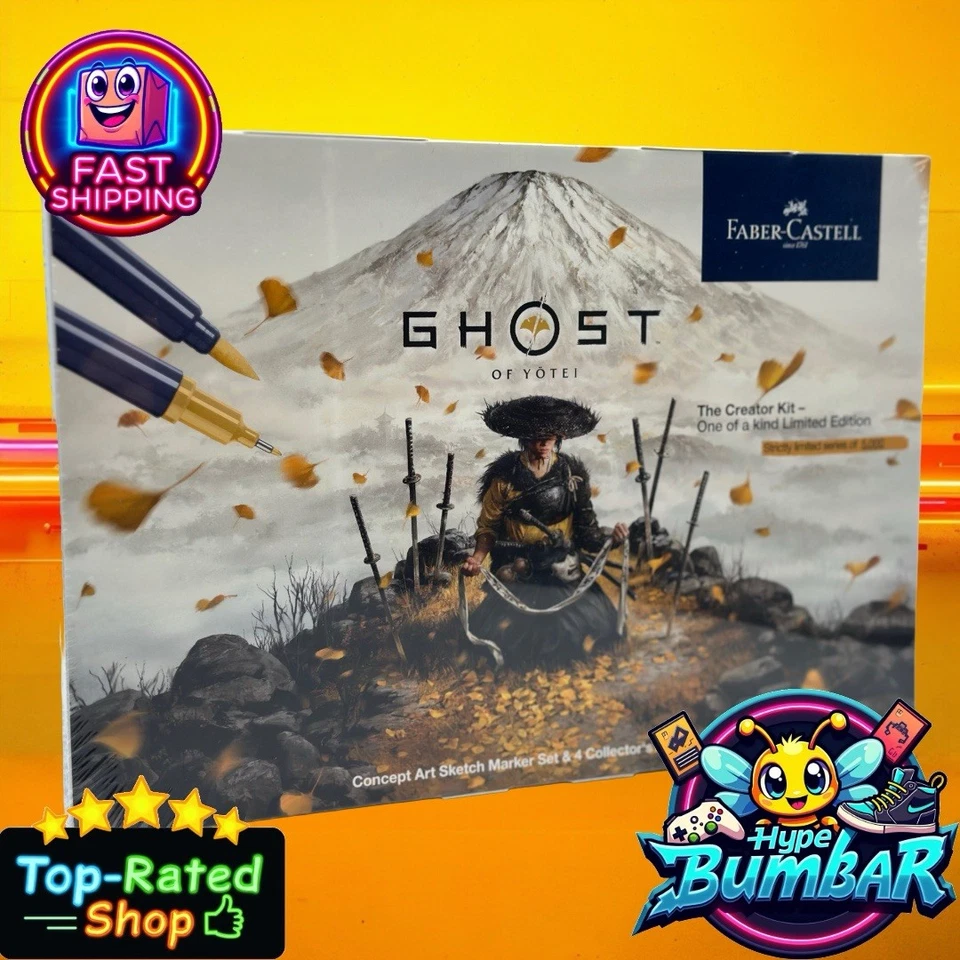 FABER-CASTELL Ghost of Yōtei Sketch Marker Set & Creator Kit Neu | Blitzversand