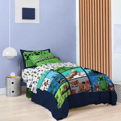 Duvet Cover Boys Minecraft Bedding Jay Franco Minecraft