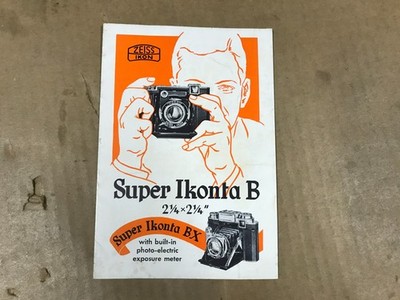 Vintage Zeiss Ikon Super Ikonta B Camera - Pricing Brochure