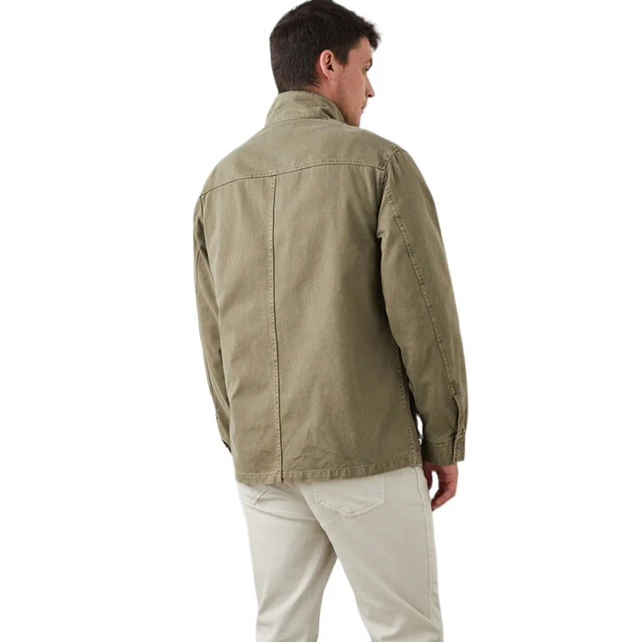 Rails Porter Field Utility Jacket Men Size S Sage Green Pockets Full Zip Army image 5