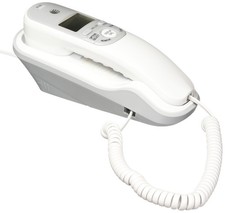 AT&T TR1909 Trimline Corded Phone with Caller ID, White No Size,