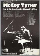 McCOY TYNER (Coltrane) – rare vintage original 1980 jazz concert poster