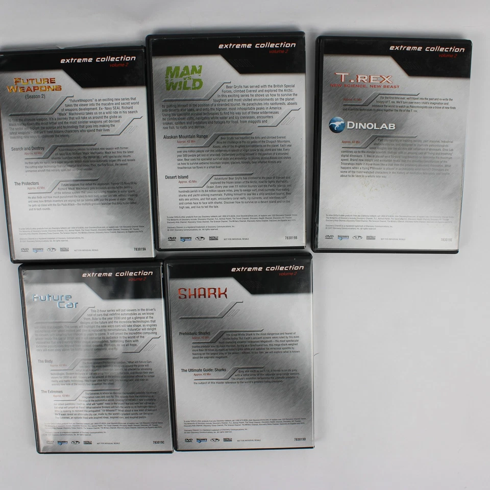 Discovery Channel Extreme Collection Volume 2 5-DVD Box Set - Image 2 of 4