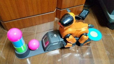 SONY aibo ERS-210 Robot Dog Orange Limited Edition Station Bag Software Set JP