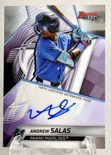 2025 Bowman's Best #B25-AS Andrew Salas Best of 2025 Autographs Auto Marlins