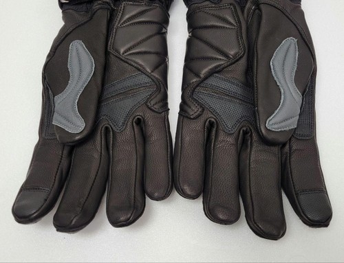 Kushitani GP-ZEST Winter Gloves Black Leather LL Motorcycle Riding Gear JAPAN - Picture 4 of 10