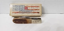Case Barlow Brown Sawcut Jigged Bone 62009 1/2 CV