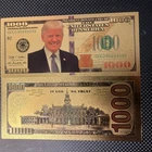 Donald Trump $1000 Bill, Bank Note - 24kt Gold Foil Commemorative - FREE Ship!