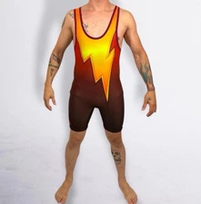 Matman Adult Small Wrestling Singlet Flash