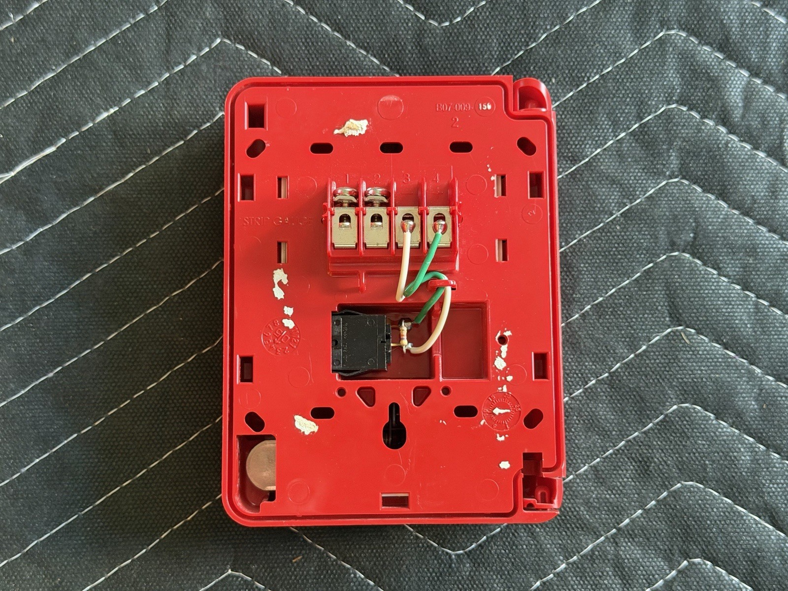 Notifier NBG-12LX Addressable Fire Alarm Pull Station USED