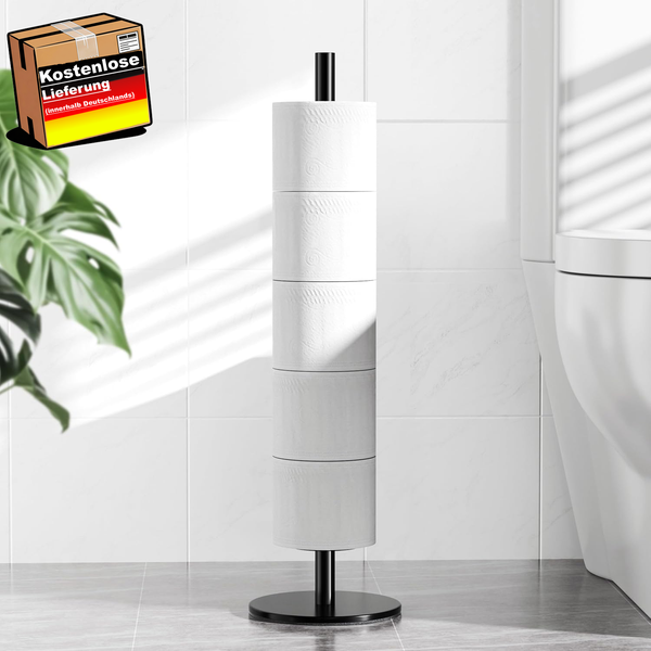 Toilettenpapierhalter Stehend & Klopapierhalter & Ersatzrollenhalter, Klopapier-image