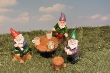Fairy Garden Gnome Figurine 5 Piece Set