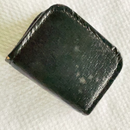 VTG UNUSED “N 2” c1968 GILLETTE TRAVEL RAZOR PIGSKIN CASE BRASS ZIPPER + BLADE - Picture 10 of 10