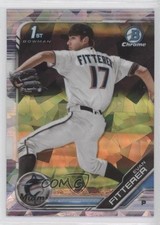 2019 Bowman Chrome Draft Sapphire Edition Evan Fitterer #BDC-68 ob7
