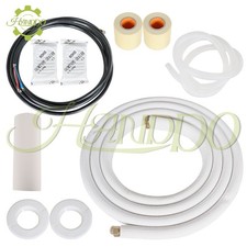 White Install Kit Fit For Mini Split Heat Pump Systems 3/8 In- 5/8 In Dia.16 Ft