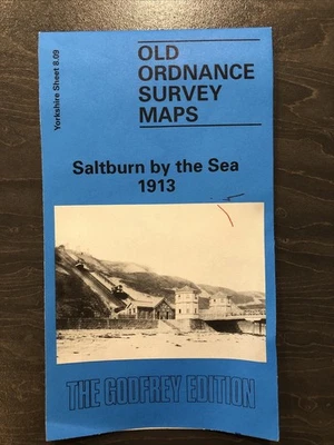 Saltburn By The Sea - Old Reprinted Ordnance Survey Map - Yorkshire Sheet 8.09 - Image 1 of 3