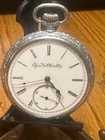 Silver Elgin National Watch Co. Open Face Pocket Watch1890's