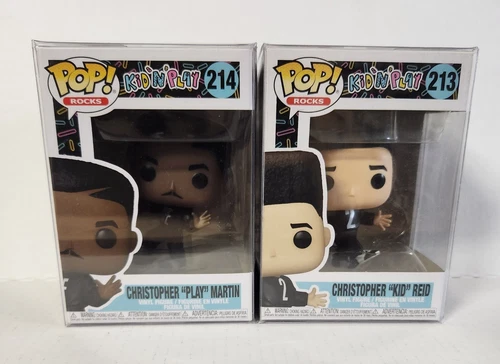 Funko POP! Rocks: Kid 'N Play Christopher “Kid” Reid & “Play” Martin #213 #214