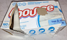 Bounce Free Gentle Dryer Sheets 160 Count Damaged Box