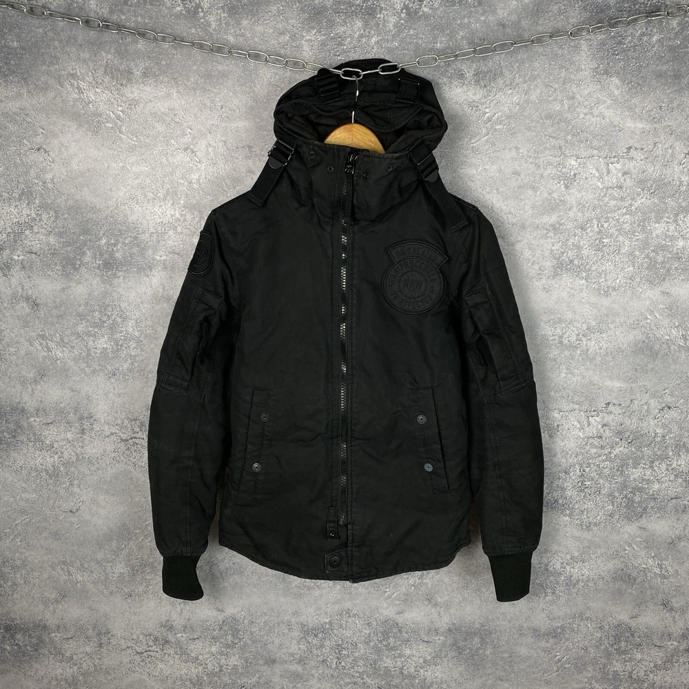 Men’s G-Star Bat Hdd Overshirt Jacket Black Size S