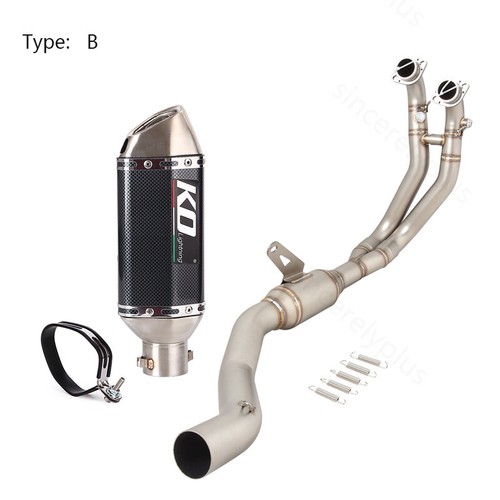 Full Exhaust System Front Pipe Muffler Tip For Aprilia RS660 TUONO660 2021-2025 - Picture 3 of 15