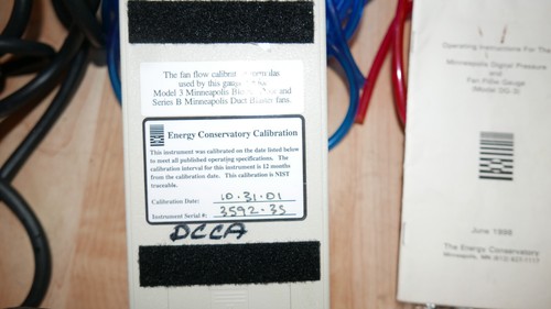 Minneapolis Model 3 DG-3 Fan Flow Gauge + Fan Control + Hoses + Frame Cover #1 - Picture 9 of 14