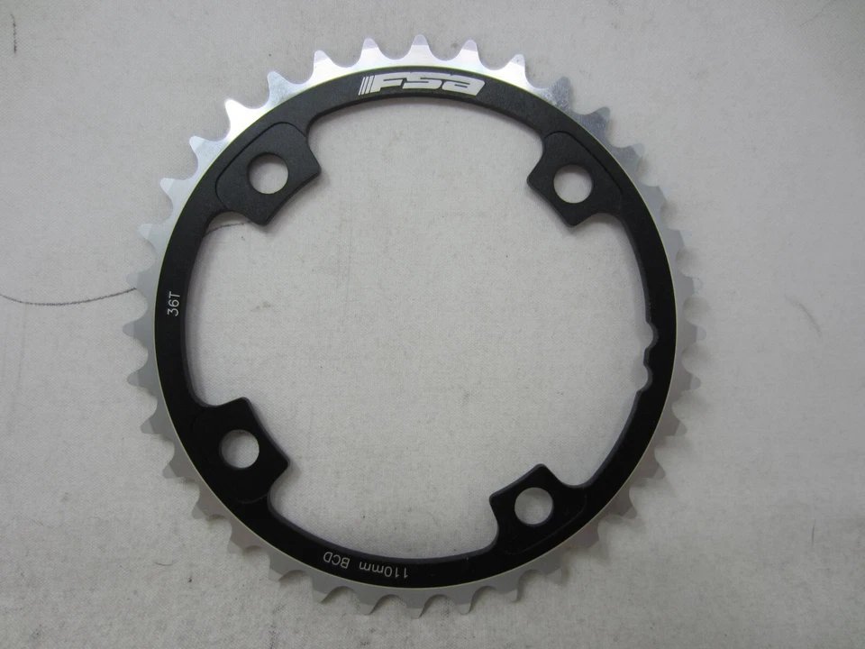 FSA Gossamer Pro Super ABS 10/11 Speed 110BCD 36T Road CX Bike Bicycle Chainring - Image 4 of 4